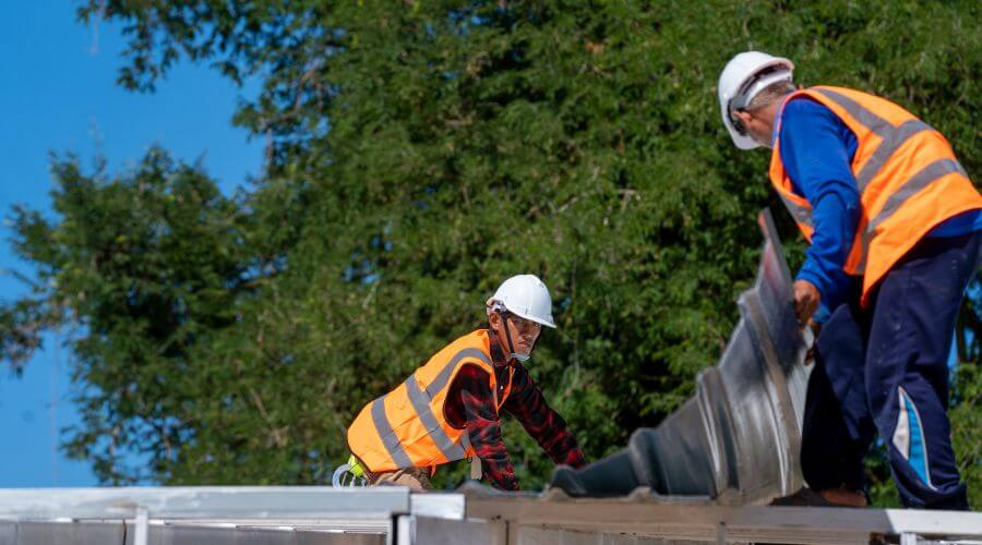 Professional metal roof installation in Tripler Army Medical Center, HI